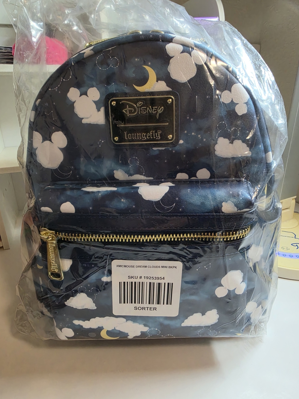 Disney  Loungefly Mickey Mouse  Cloud Mini Backpack
